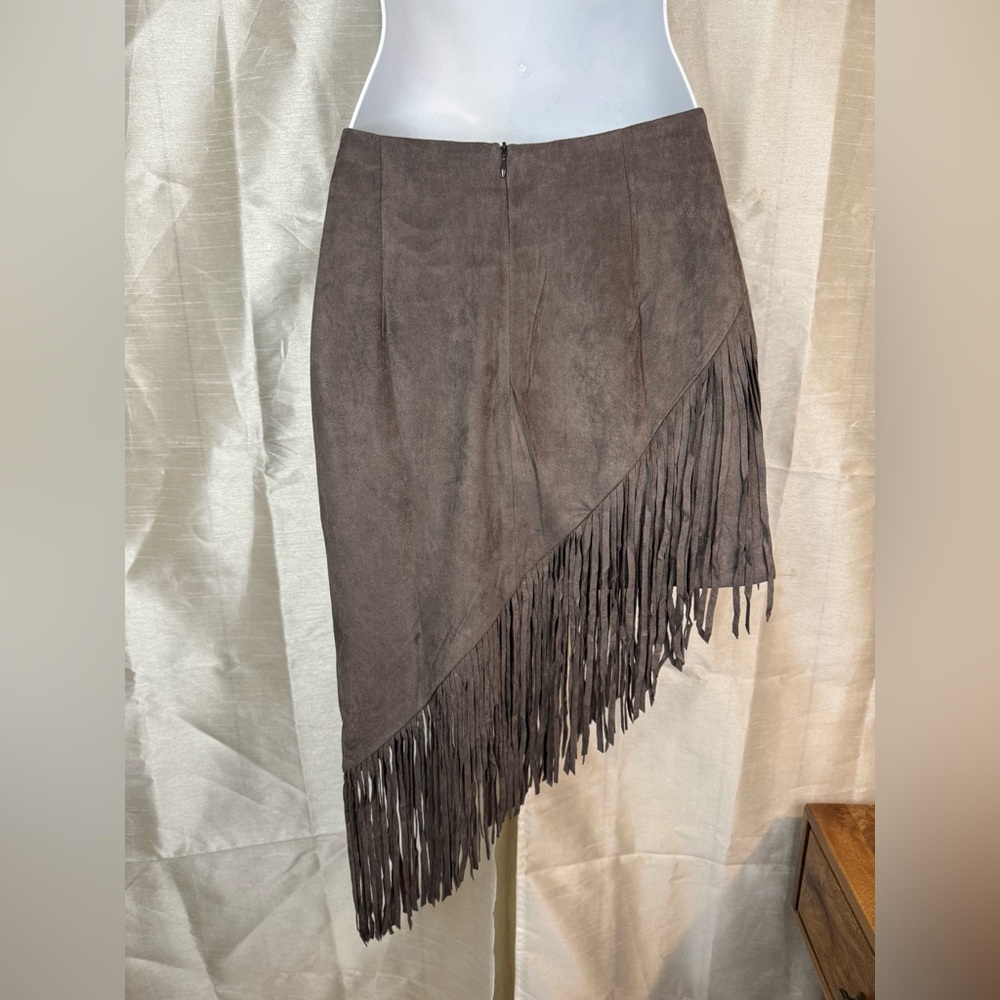 NWOT Wishlist Gray Asymmetrical Skirt Night Out - Picture 2 of 8
